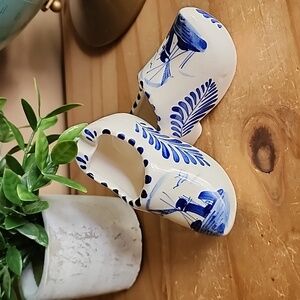 Vintage Delft  Blau  Clogs Shoe Ashtrays